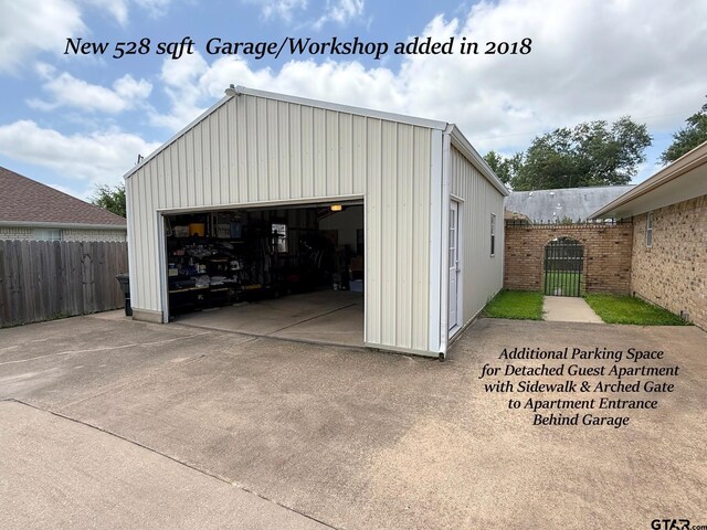 237 Oregon St, Van, TX 75790 - view of detached garage