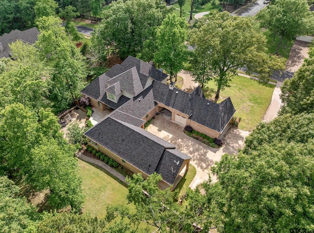 aerial view of property's location