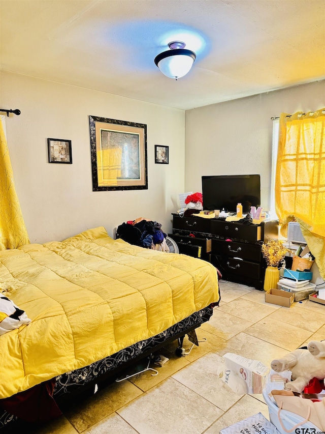 view of tiled bedroom