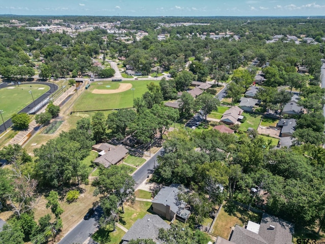 bird's eye view featuring a residential view