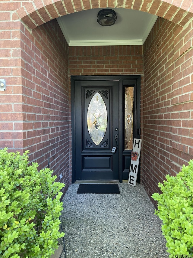 3617 Flagstone Dr, Tyler, TX 75707 - view of exterior entry with brick siding