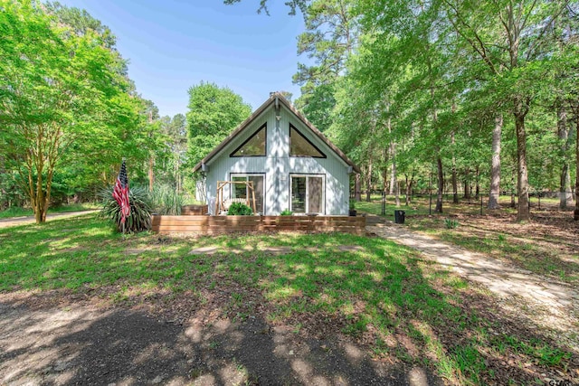 506 S King Lake Rd, Scroggins, TX 75480 - view of chalet / cabin