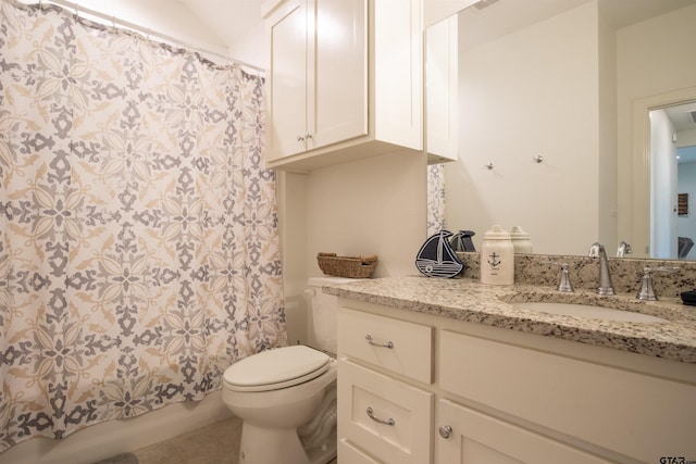 1224 Nate Cir, Bullard, TX 75757 - bathroom with curtained shower, toilet, and vanity