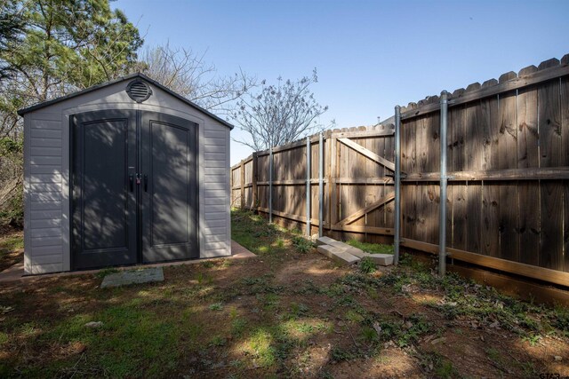 1224 Nate Cir, Bullard, TX 75757 - view of shed featuring fence