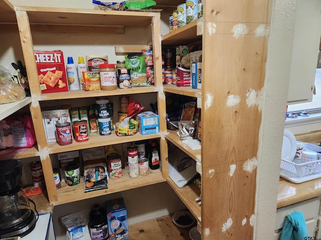 view of pantry