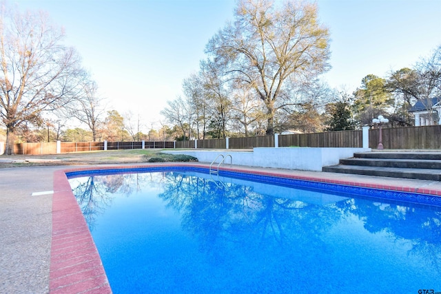 view of pool