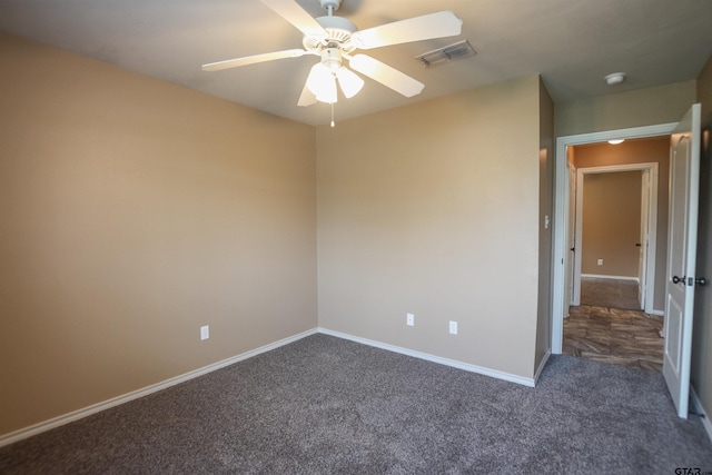 5878 Palo Pinto Dr, Tyler, TX 75707 - empty room with carpet, ceiling fan, and a smoke detector