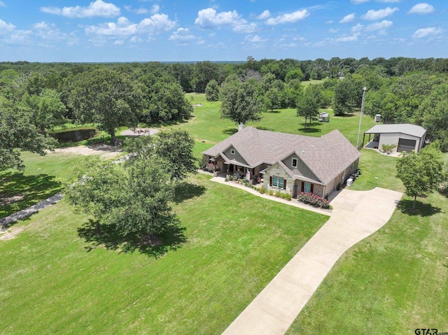 185 Vz County Road 2103, Canton, TX 75103 - view from above of property featuring a forest
