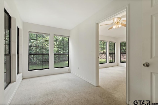 1656 Pineview Ln, Hideaway, TX 75771 - carpeted spare room with healthy amount of natural light and a ceiling fan