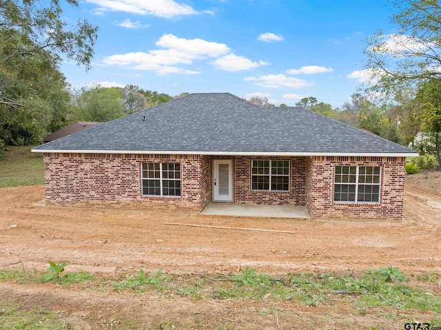 back of house featuring a patio area