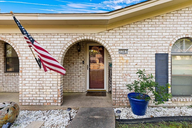 2207 Pinecrest Dr, Gladewater, TX 75647 - entrance to property with brick siding