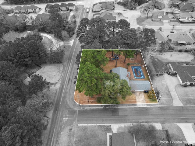 2808 Tryon Rd, Longview, TX 75605 - birds eye view of property