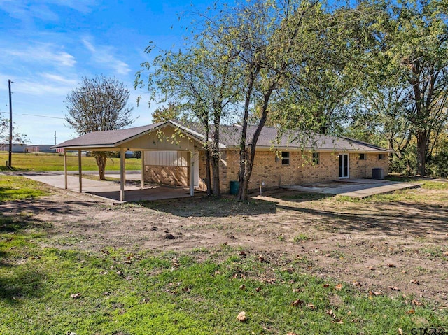 view of home's exterior featuring a patio area