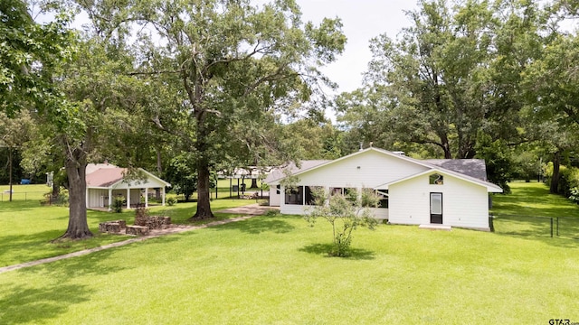 17893 Slack Rd, Whitehouse, TX 75791 - view of yard with view of wooded area
