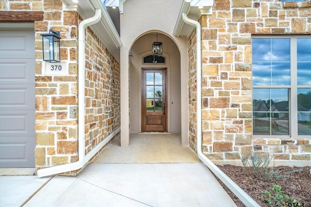 view of entrance to property