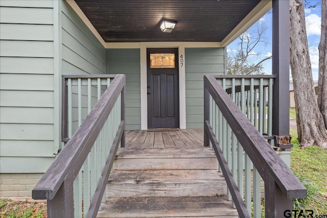 view of entrance to property