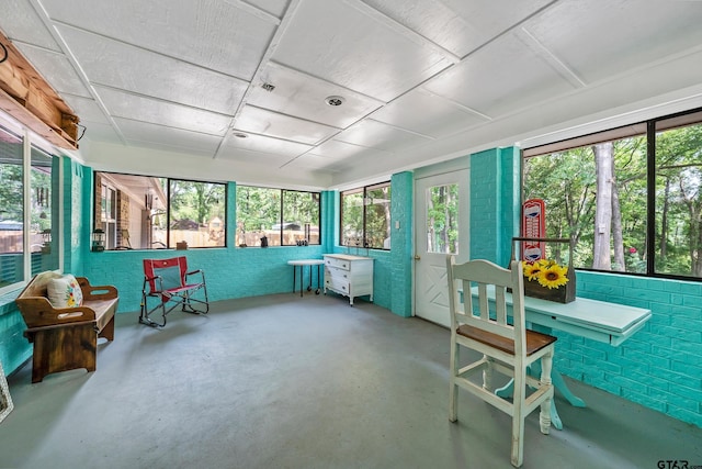 sunroom with a wealth of natural light