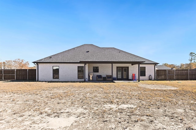 view of back of property