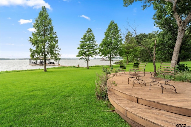 7016 Fm 3054, Malakoff, TX 75148 - view of green lawn with a water view