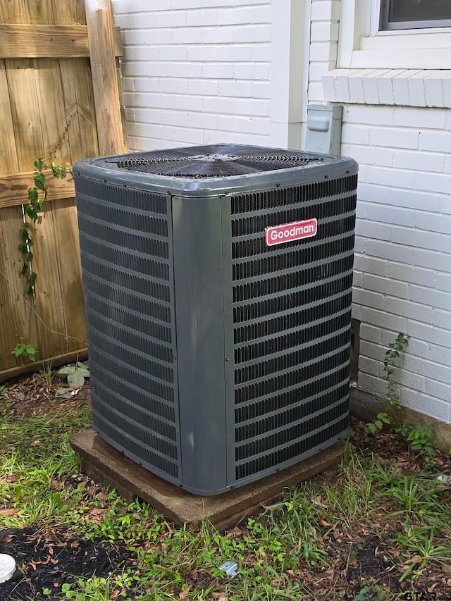 301 Harold St, Crockett, TX 75835 - exterior view of a central air condition unit