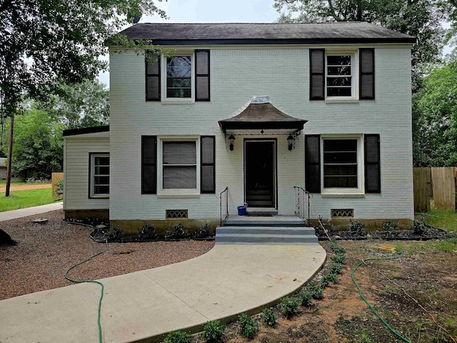 301 Harold St, Crockett, TX 75835 - colonial home featuring brick siding