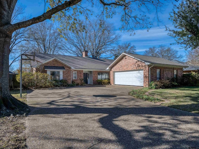 ranch-style house with a garage