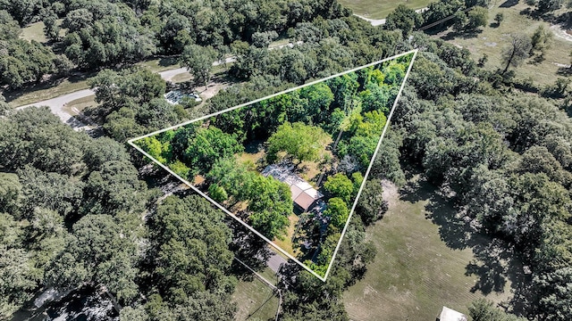2010 County Road 4250, Winnsboro, TX 75494 - aerial view of property and surrounding area featuring property parcel outlined