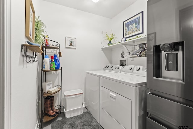 5513 Bostick Dr, Tyler, TX 75707 - laundry room featuring washer and dryer