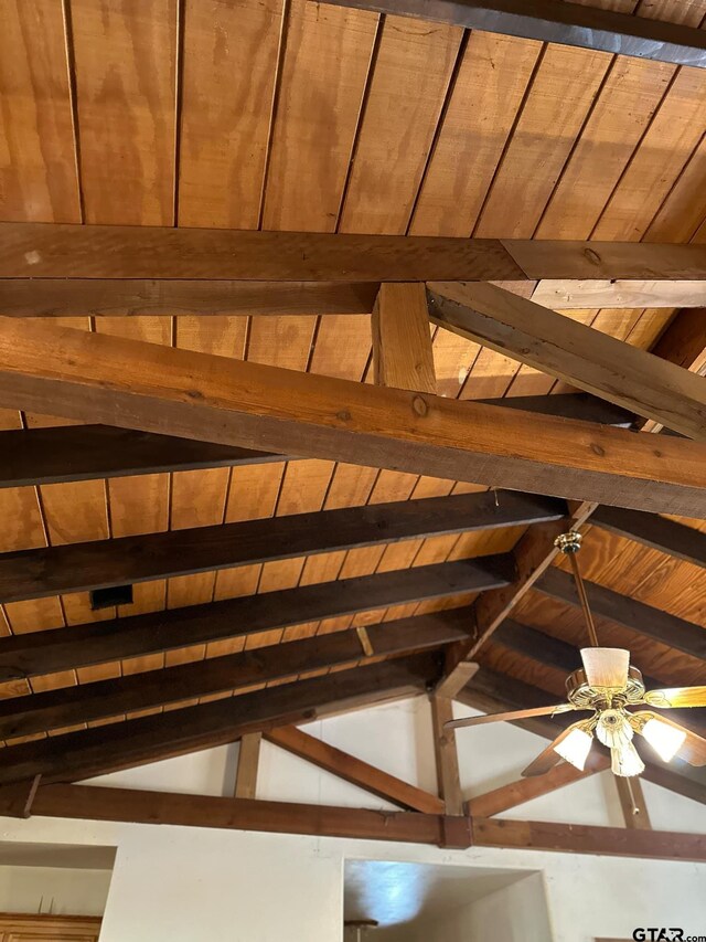 11420 C R 420, Tyler, TX 75704 - detailed view of wooden ceiling with exposed beams