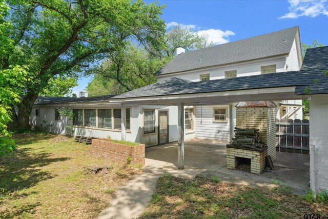 unfurnished sunroom featuring french doors and visible vents