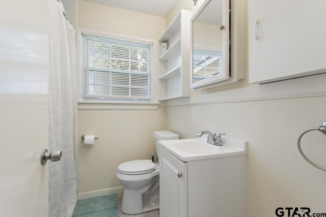 1135 E Sixth St, Tyler, TX 75701 - bathroom featuring vanity and toilet