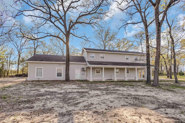 view of front of house featuring covered porch