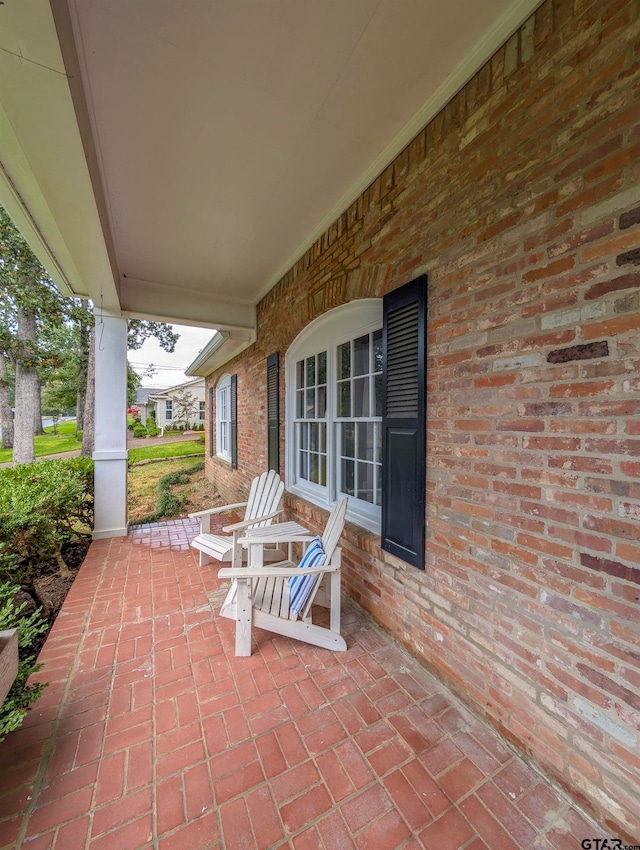 view of patio / terrace featuring a porch