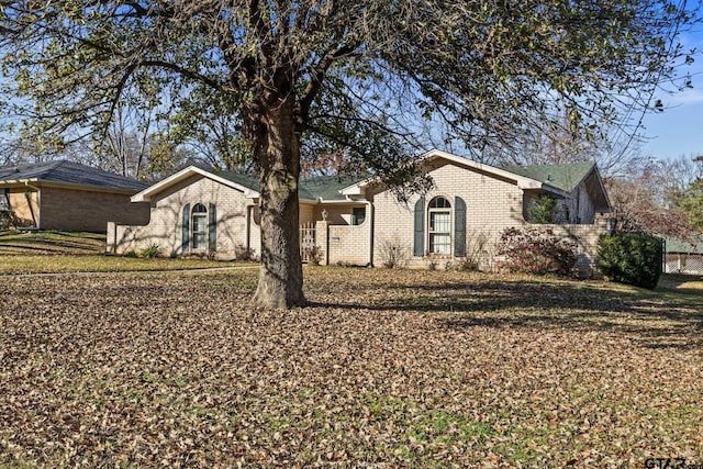 view of ranch-style house