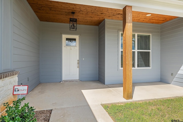 view of entrance to property