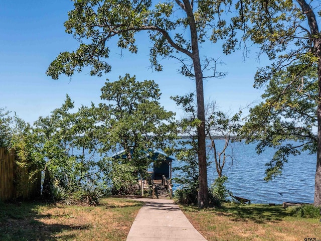 17795 Lookout Ln, Flint, TX 75762 - view of dock with a water view