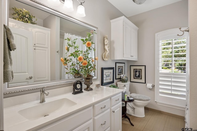 265 Bunker Dr, Tyler, TX 75703 - bathroom featuring vanity and a shower with curtain