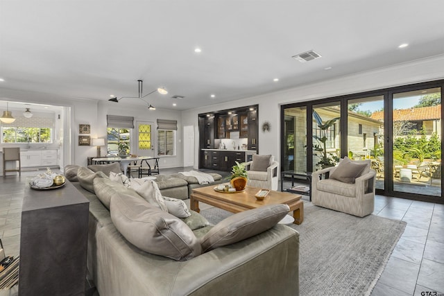 view of living room