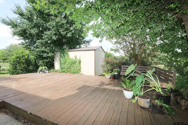18751 Ridgeline, Tyler, TX 75703 - wooden deck with a storage shed