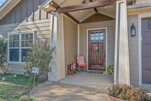 view of property entrance