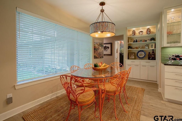 225 Texas Dr, Hideaway, TX 75771 - dining space featuring light wood finished floors and baseboards