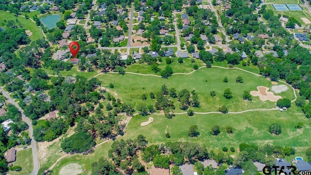 225 Texas Dr, Hideaway, TX 75771 - drone / aerial view of a golf club