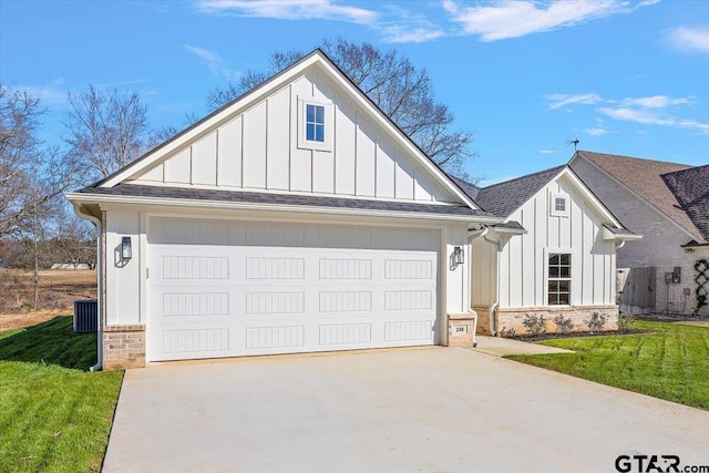 248 Kaul Ln, Bullard, TX 75757 - view of front of property with board and batten siding, brick siding, and concrete driveway