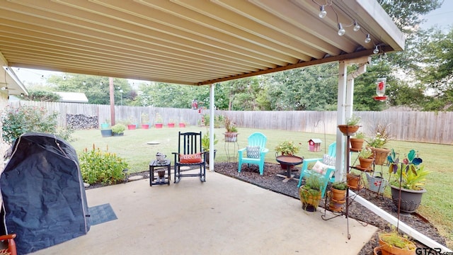 view of patio