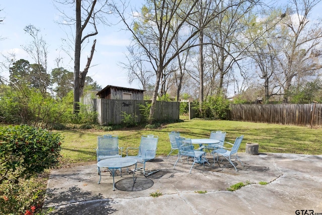 view of patio