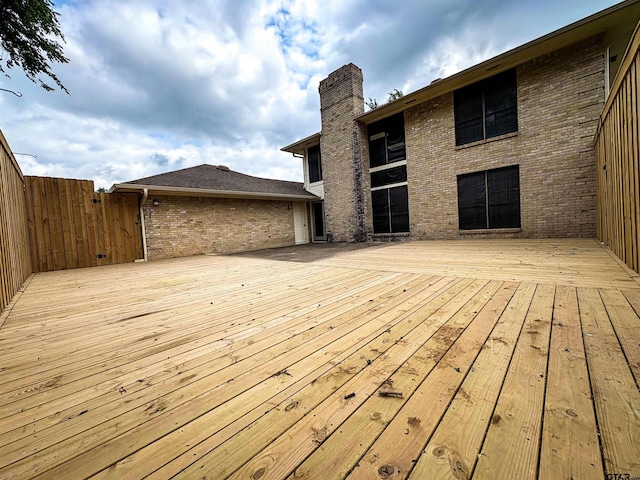 view of deck