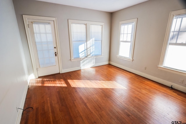 interior space with a wealth of natural light and light wood-type flooring