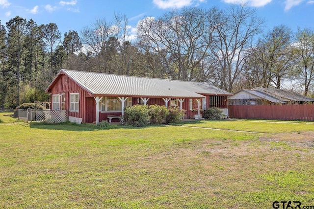 10926 W US Highway 84, Rusk, TX 75785 - ranch-style home with a metal roof