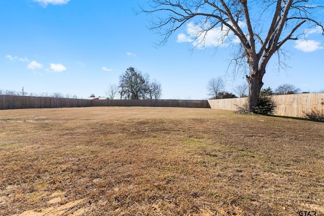 view of yard