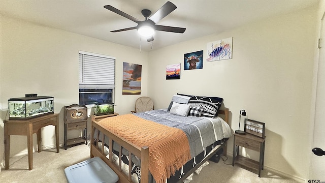 3004 Tower Dr, Tyler, TX 75701 - bedroom featuring light carpet and a ceiling fan